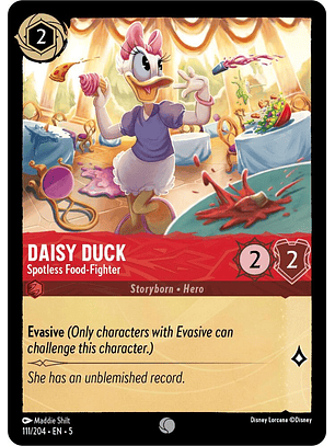 Daisy Duck - Spotless Food-Fighter - 111/204 - Common 