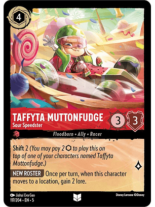 Taffyta Muttonfudge - Sour Speedster - 117/204 - Uncommon 