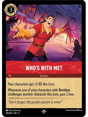 Who's With Me? - 131/204 - Super Rare