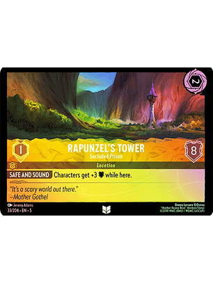 Rapunzel's Tower - Secluded Prison - 33/204 - Uncommon 