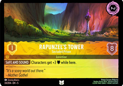 Rapunzel's Tower - Secluded Prison - 33/204 - Uncommon 