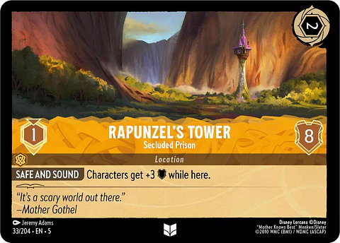 Rapunzel's Tower - Secluded Prison - 33/204 - Uncommon 