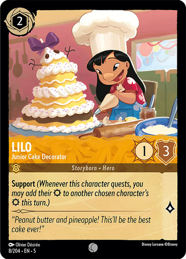 Lilo - Junior Cake Decorator - 8/204 - Common  1