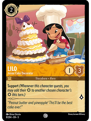 Lilo - Junior Cake Decorator - 8/204 - Common 