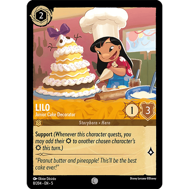 Lilo - Junior Cake Decorator - 8/204 - Common  1