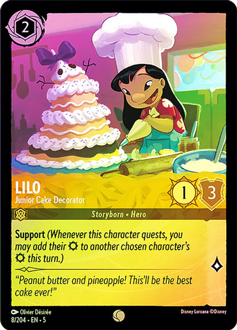 Lilo - Junior Cake Decorator - 8/204 - Common 