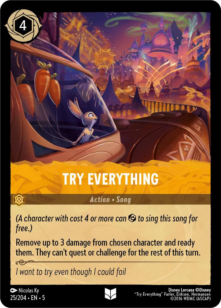 Try Everything - 25/204 - Uncommon  1