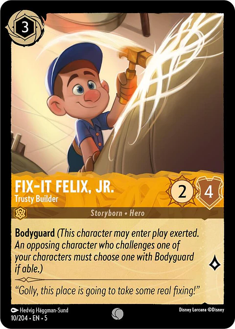 Fix-It Felix, Jr. - Trusty Builder - 10/204 - Common 