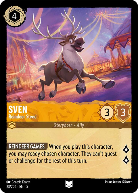 Sven - Reindeer Steed - 23/204 - Uncommon 