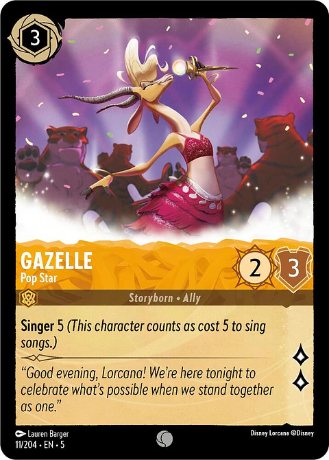 Gazelle - Pop Star - 11/204 - Common 