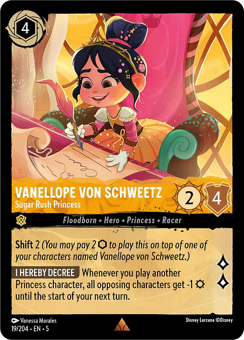 Vanellope von Schweetz - Sugar Rush Princess - 19/204 - Rare 