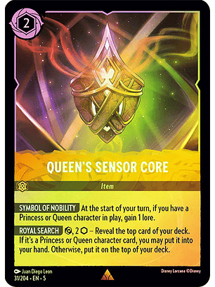 Queen's Sensor Core - 31/204 - Rare 