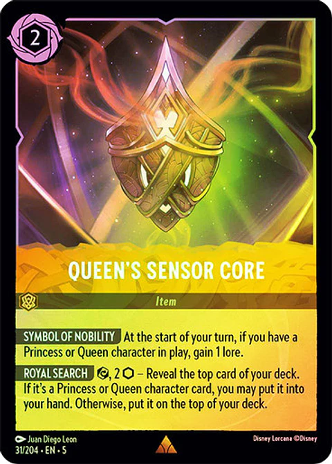 Queen's Sensor Core - 31/204 - Rare 