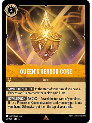 Queen's Sensor Core - 31/204 - Rare 