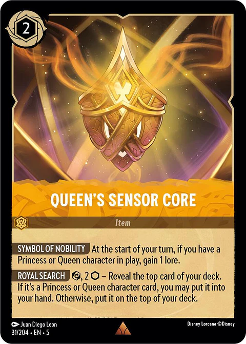 Queen's Sensor Core - 31/204 - Rare 