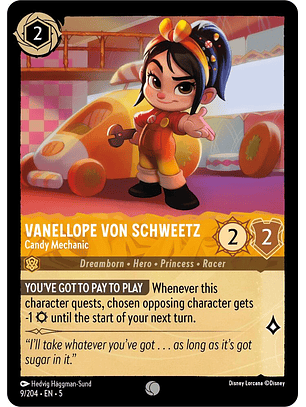 Vanellope von Schweetz - Candy Mechanic - 9/204 - Common 