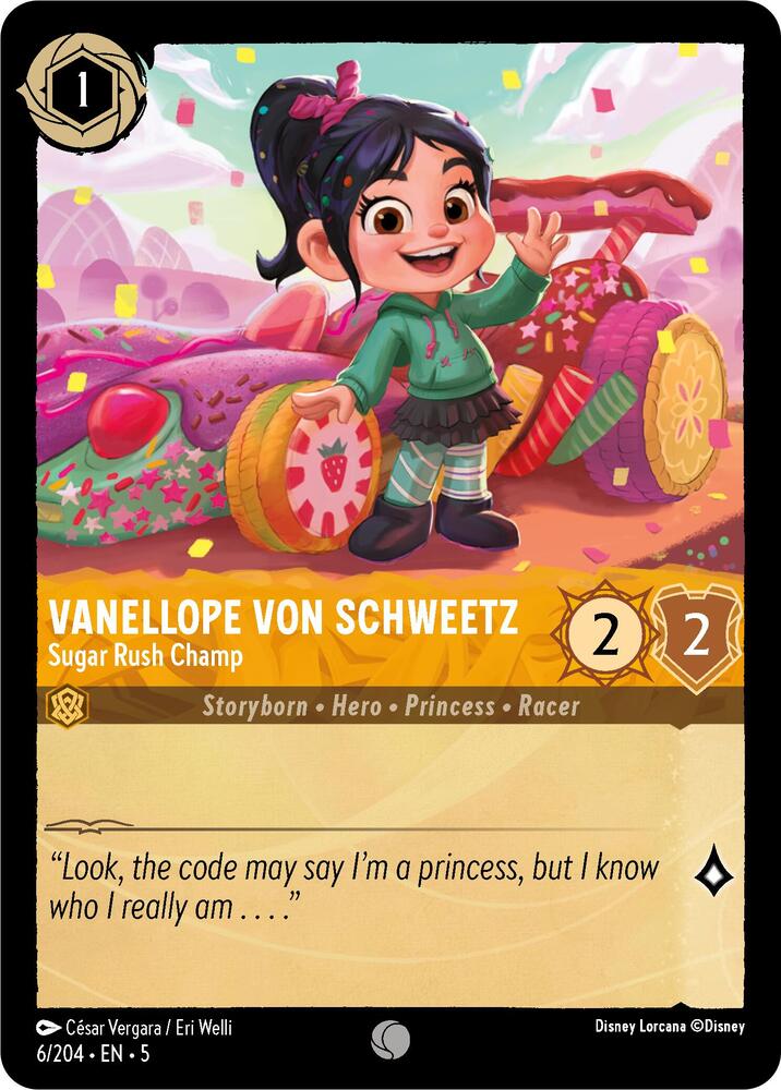 Vanellope von Schweetz - Sugar Rush Champ - 6/204 - Common  1