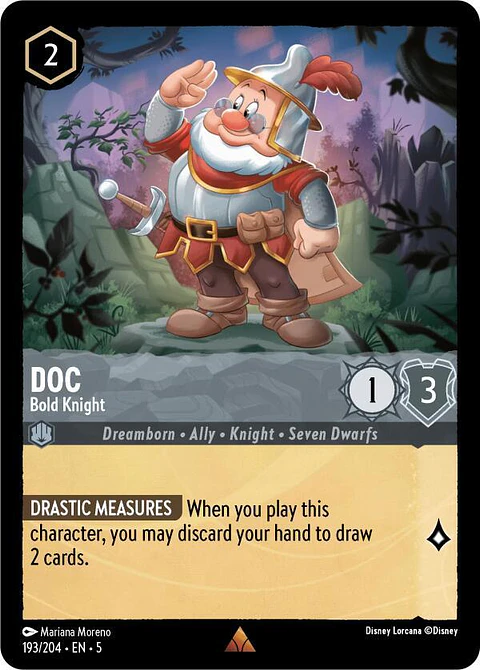 Doc - Bold Knight - 193/204 - Rare 