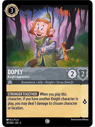Dopey - Knight Apprentice - 181/204 - Common 