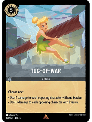 Tug-of-War - 196/204 - Rare 