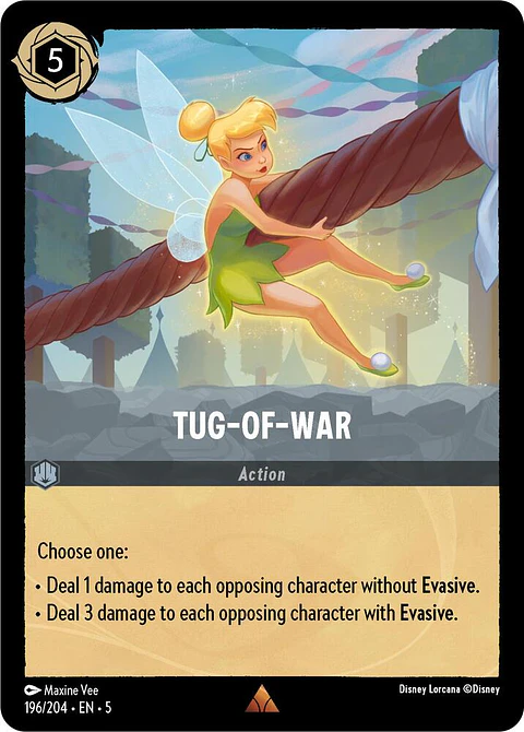Tug-of-War - 196/204 - Rare 