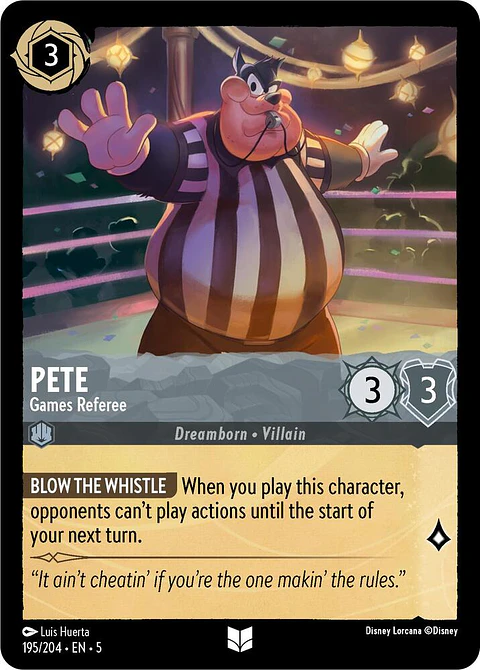 Pete - Games Referee - 195/204 - Uncommon 