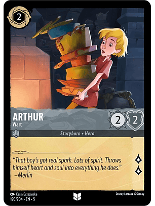 Arthur - Wart - 190/204 - Uncommon 