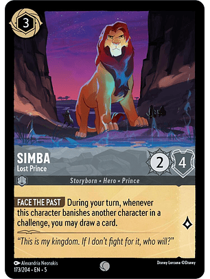 Simba - Lost Prince - 173/204 - Common 