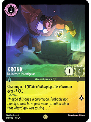 Kronk - Unlicensed Investigator - 178/204 - Common 