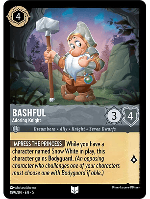Bashful - Adoring Knight - 189/204 - Uncommon 