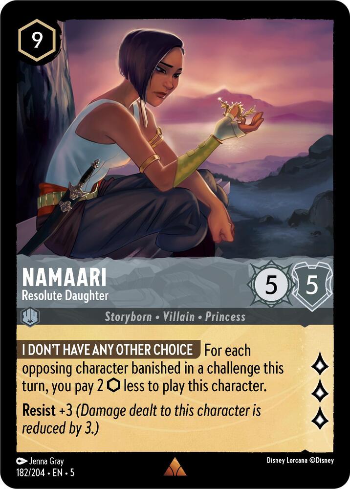 Namaari - Resolute Daughter - 182/204 - Rare  1