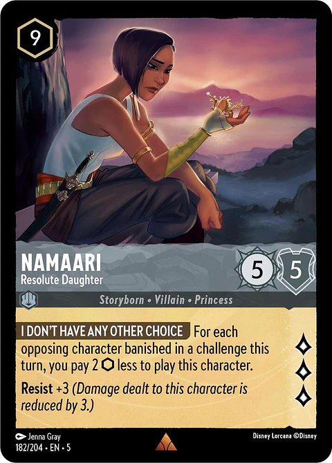 Namaari - Resolute Daughter - 182/204 - Rare 