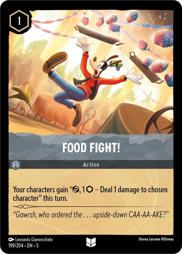 Food Fight! - 199/204 - Uncommon  1