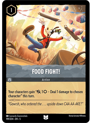 Food Fight! - 199/204 - Uncommon 