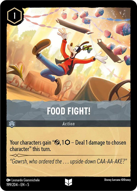 Food Fight! - 199/204 - Uncommon 