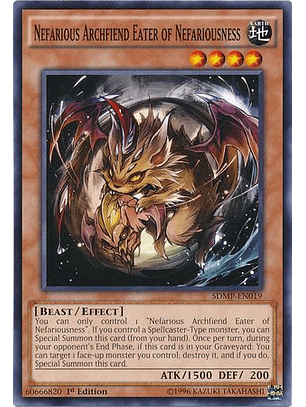 Nefarious Archfiend Eater of Nefariousness - SDMP-EN019 - Common