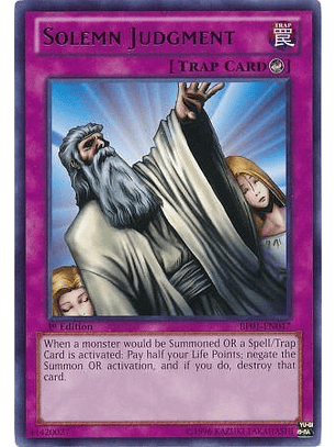 Solemn Judgment - BP01-EN047 - Rare