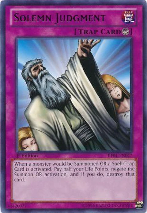 Solemn Judgment - BP01-EN047 - Rare