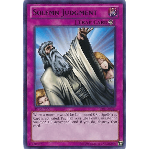 Solemn Judgment - BP01-EN047 - Rare