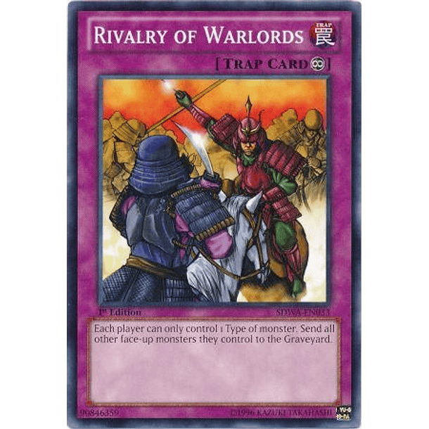 Rivalry of Warlords - SDWA-EN033 - Common (jugada)