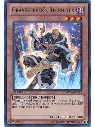 Gravekeeper's Recruiter - LCYW-EN193 - Ultra Rare 