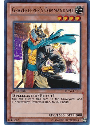 Gravekeeper's Commandant - LCYW-EN191 - Ultra Rare