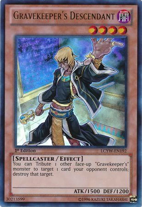 Gravekeeper's Descendant - LCYW-EN192 - Ultra Rare