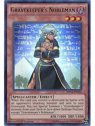 Gravekeeper's Nobleman - MP14-EN212 - Ultra Rare 