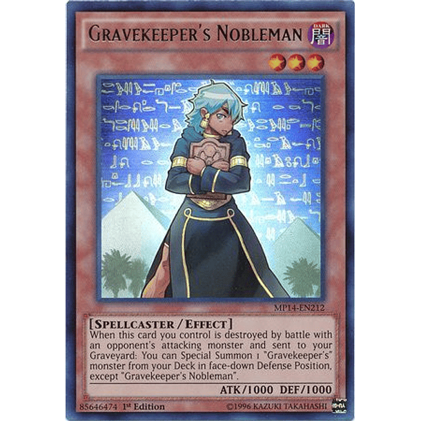 Gravekeeper's Nobleman - MP14-EN212 - Ultra Rare 