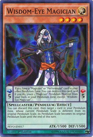 Wisdom-Eye Magician - PEVO-EN017 - Super Rare 1