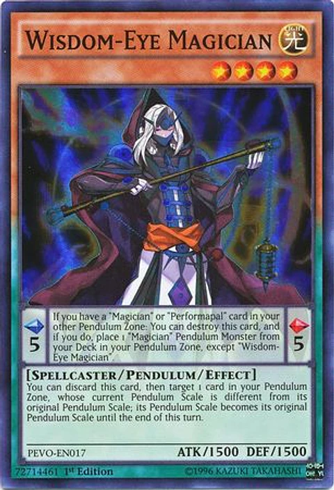 Wisdom-Eye Magician - PEVO-EN017 - Super Rare