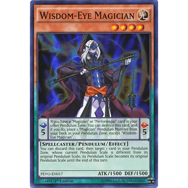 Wisdom-Eye Magician - PEVO-EN017 - Super Rare