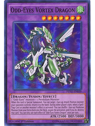 Odd-Eyes Vortex Dragon - PEVO-EN030 - Super Rare (español)