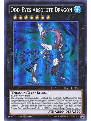 Odd-Eyes Absolute Dragon - PEVO-EN033 - Super Rare 